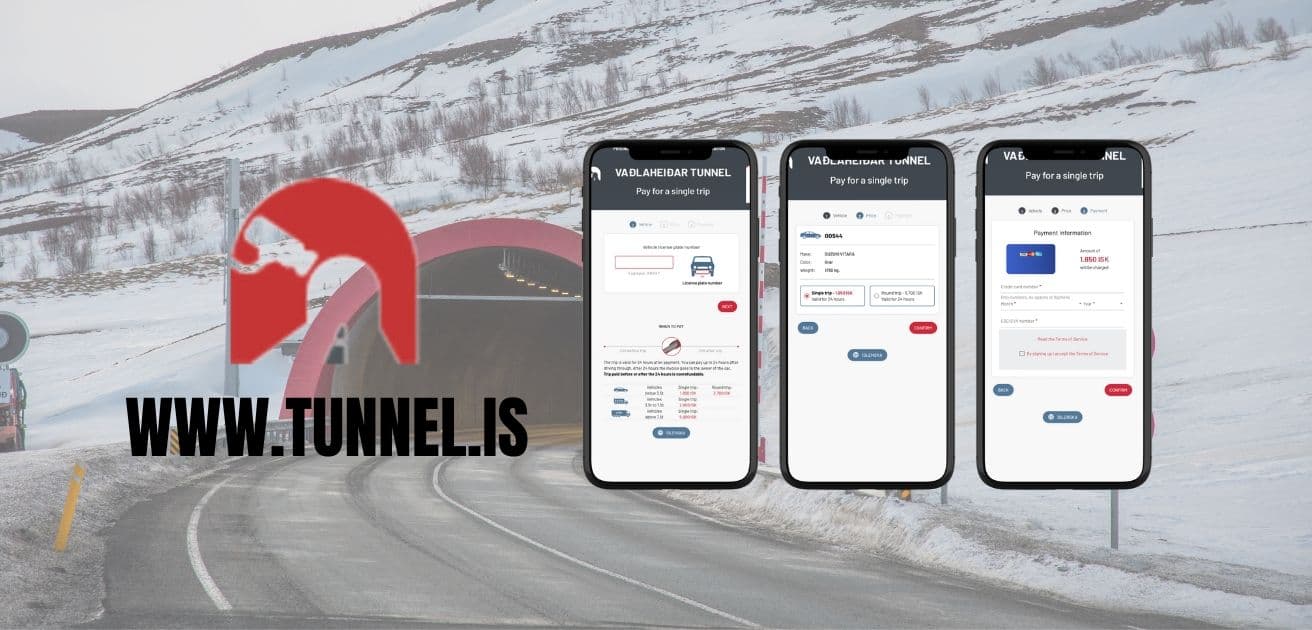 Vaðlaheiði Tunnel and how to pay