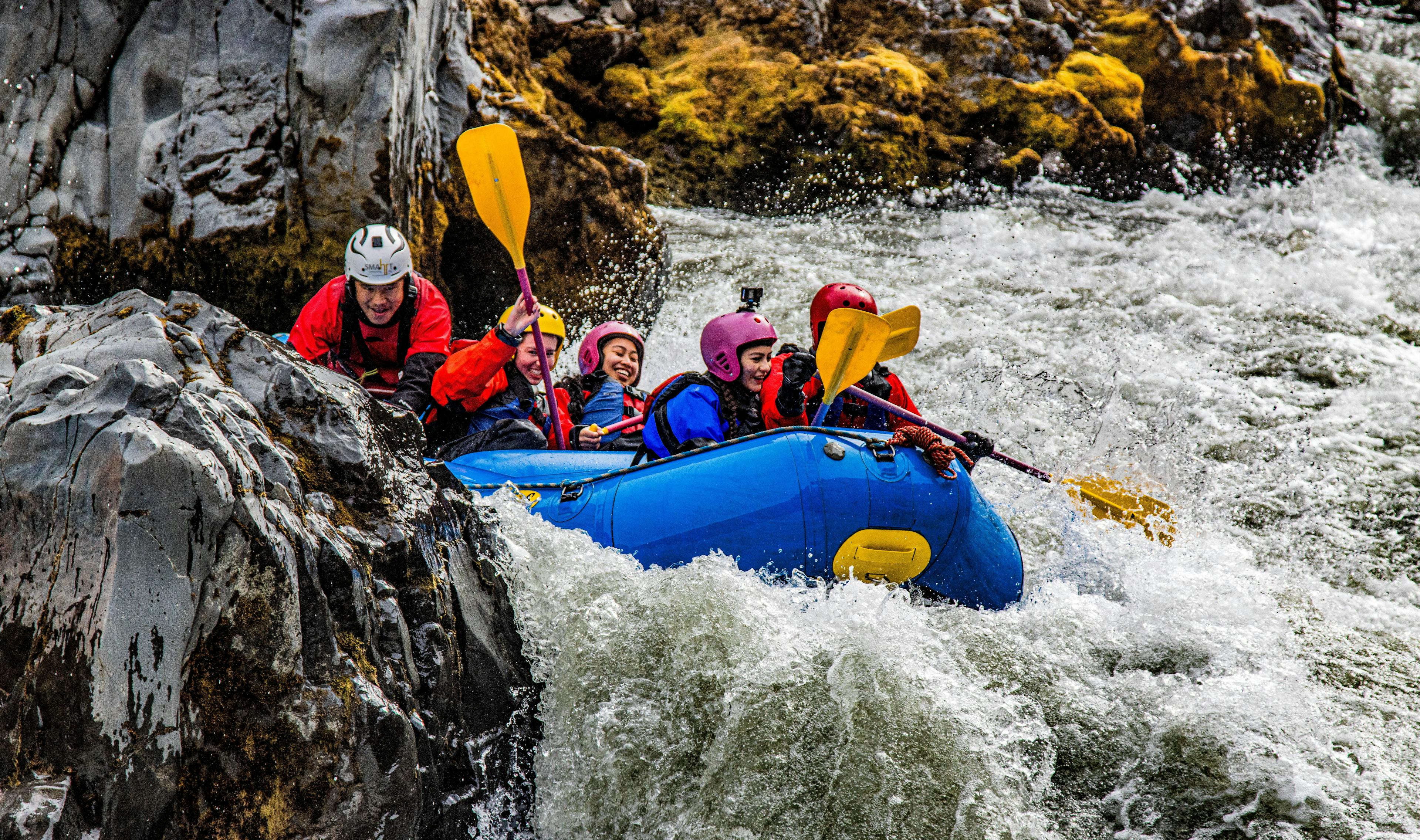 Experience Iceland's Thrill: Whitewater Rafting on the East Glacial River!